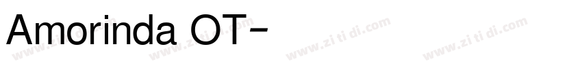 Amorinda OT字体转换
